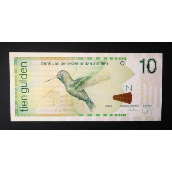 Netherlands Antilles 10 Gulden 2012 UNC