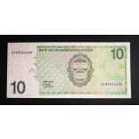 Netherlands Antilles 10 Gulden 2012 UNC