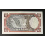Rodézia 2 Dollars 1979 Replacement UNC 