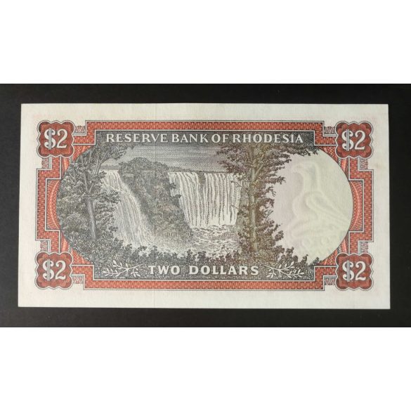 Rodézia 2 Dollars 1979 Replacement UNC 