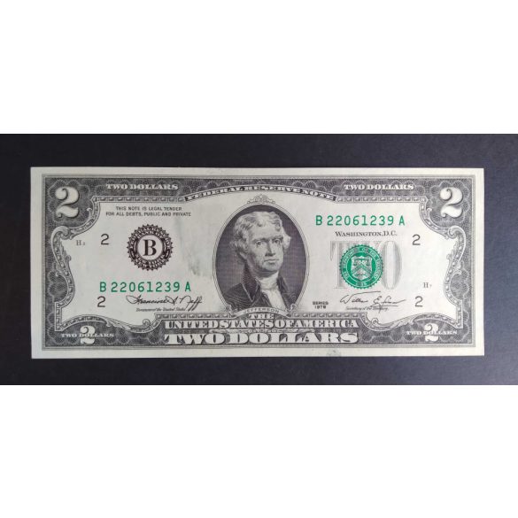 USA 2 Dollars 1976 New York UNC