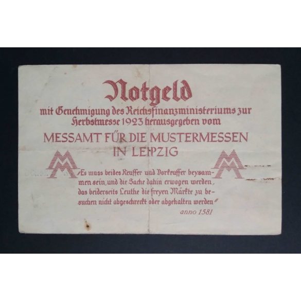 Germany 2 Million Mark Leipzig 1923 F+