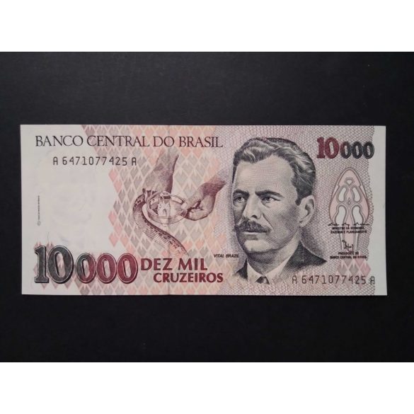 Brazília 10000 Cruzeiros 1992 UNC