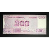 North Korea 200 Won 2009 UNC