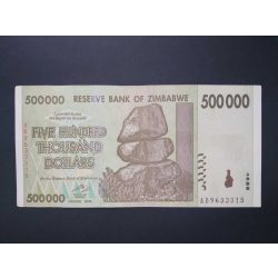 Zimbabwe 500000 Dollars 2008 XF