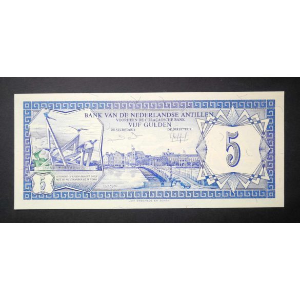 Netherlands Antilles 5 Gulden 1984 UNC