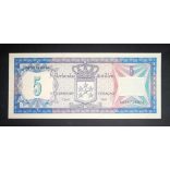 Netherlands Antilles 5 Gulden 1984 UNC