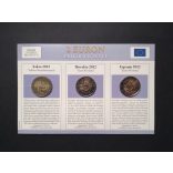 EU 2 Euro 3 db-os emlékérme szett Unc