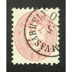   Magyarország 1863/64 könyvnyomat 5 kr. HOLD.M.VÁSÁRHELY A 