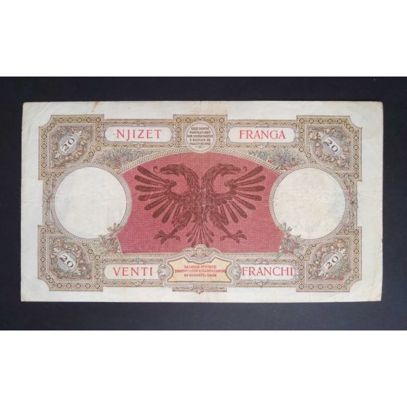 Albania 20 Franga 1945 VF