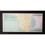 Iran 2 million Rials 2022/23 Unc