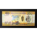 Solomon Islands 100 Dollars 2015 UNC