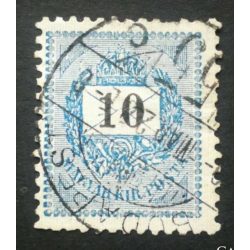   Hungary 1898 Letter, black cipher 10 kr. perf. 12 : 11 3/4 BUDAPEST used