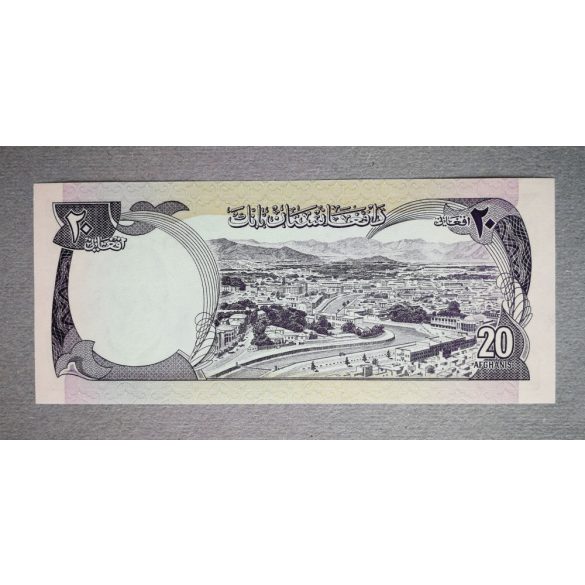 Afganisztan 20 Afghanis 1977 UNC
