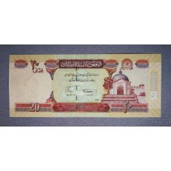 Afganisztan 20 Afghanis 2008 UNC