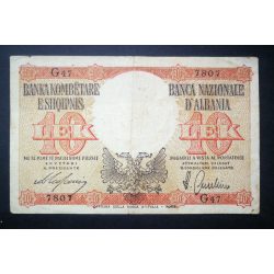 Albania 10 Lek 1940 F