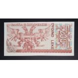 Albania 200 Leke 1996 Unc