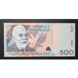 Albania 500 Leke 2001 Unc