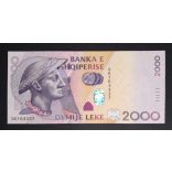 Albania 2000 Leke 2012 Unc