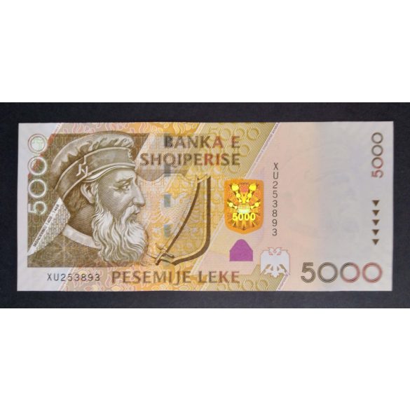 Albánia 5000 Leke 2013 Unc-