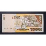Albania 5000 Leke 2013 Unc-