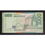 Albania 1000 Leke 2019 Unc
