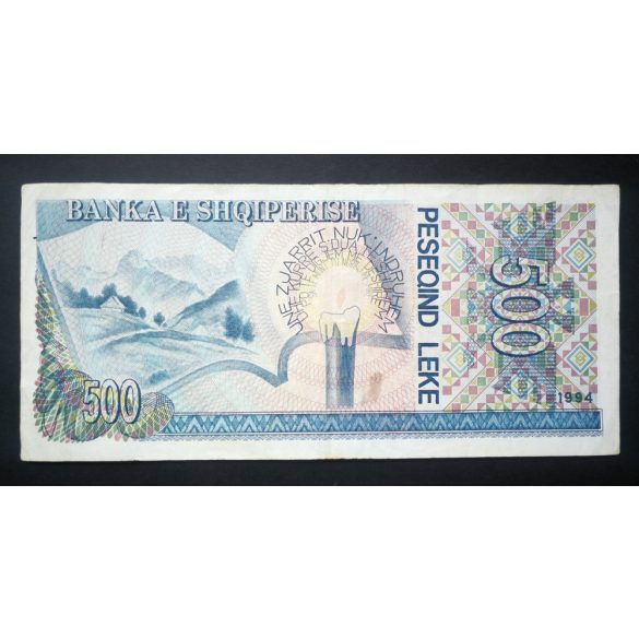 Albania 500 Leke 1994 F+