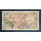 Algéria 5 Dinars 1964 VG