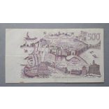 Algéria 500 Dinars 1970 F