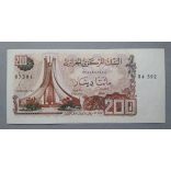 Algéria 200 Dinars 1983 aUnc+