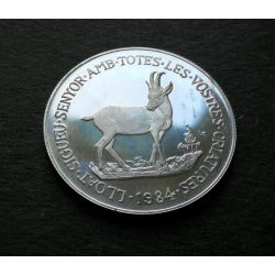 Andorra 20 Diners 1984 Silver PP, Commemorative coin