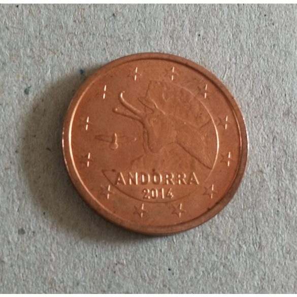 Andorra 5 Euro Cent 2014 aUNC+