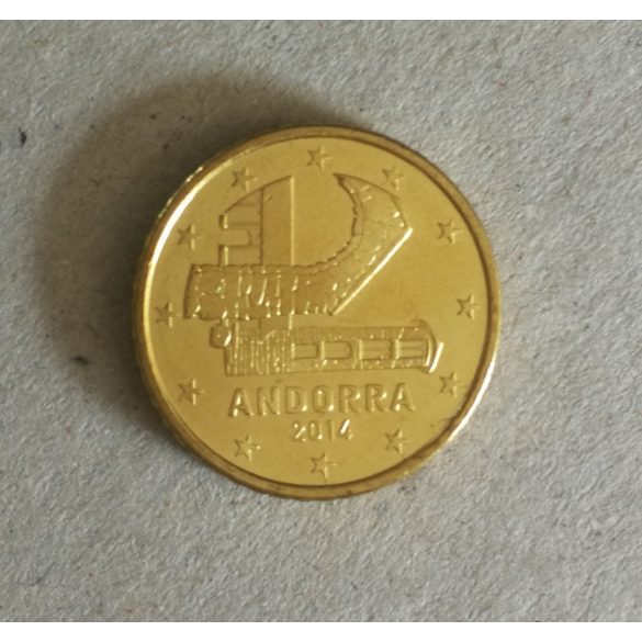 Andorra 50 Euro Cent 2014 aUNC+