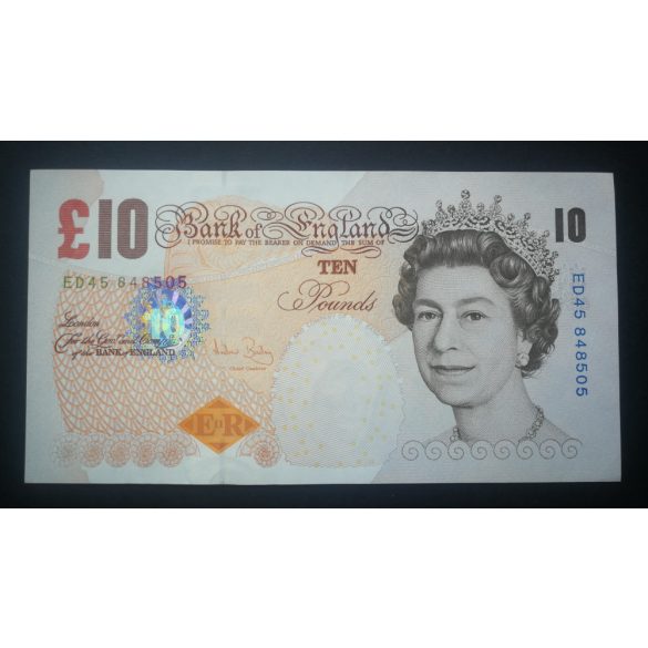 England 10 Pounds 2004 aUNC+