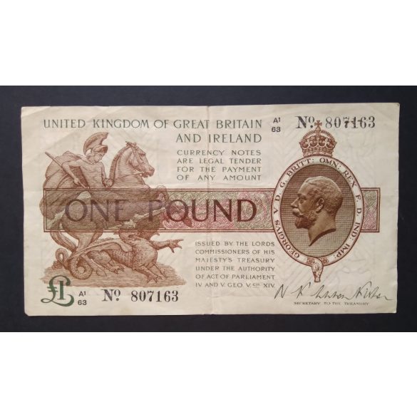 Anglia 1 Pound 1922 F+