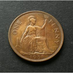 Anglia 1 Penny 1938 9,4 g