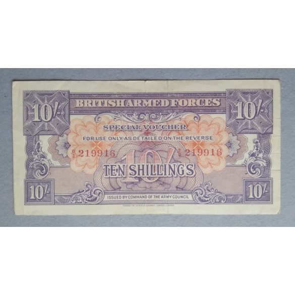 Anglia 10 Shillings 1946 F