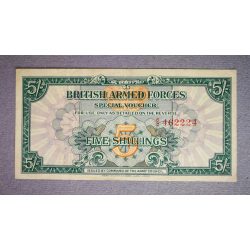 England 5 Shilling 1946 VF- British Armed Forces