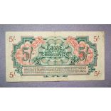 Anglia 5 Shillings 1946 VF-