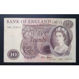 Anglia 10 Pounds 1966 VF
