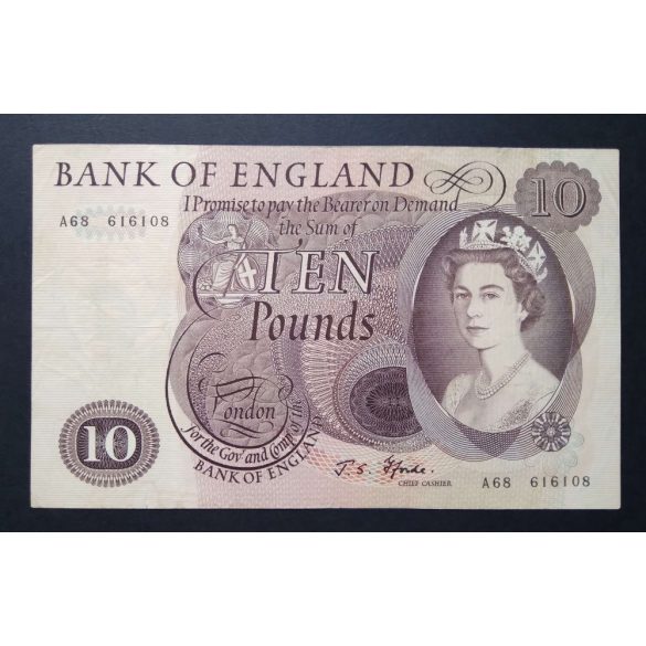 England 10 Pounds 1966 F