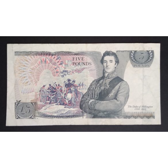 Anglia 5 Pounds 1982 F+ alacsony széria