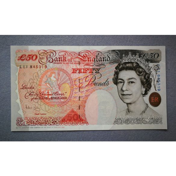 England 50 Pounds 1994 UNC