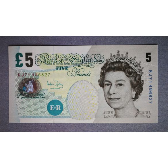 Anglia 5 Pounds 2002 Aunc