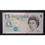 Anglia 5 Pounds 2002 Unc