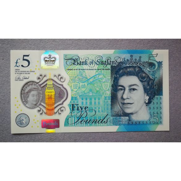 England 5 Pounds 2015 UNC