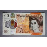 Anglia 10 Pounds 2016 Unc