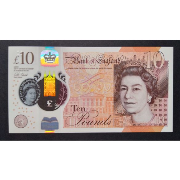 Anglia 10 Pounds 2016 Unc-