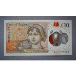 Anglia 10 Pounds 2016 Unc