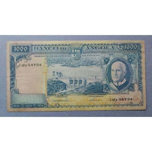 Angola 1000 Escudos 1962 F+